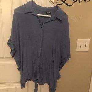 Ladies front tie top